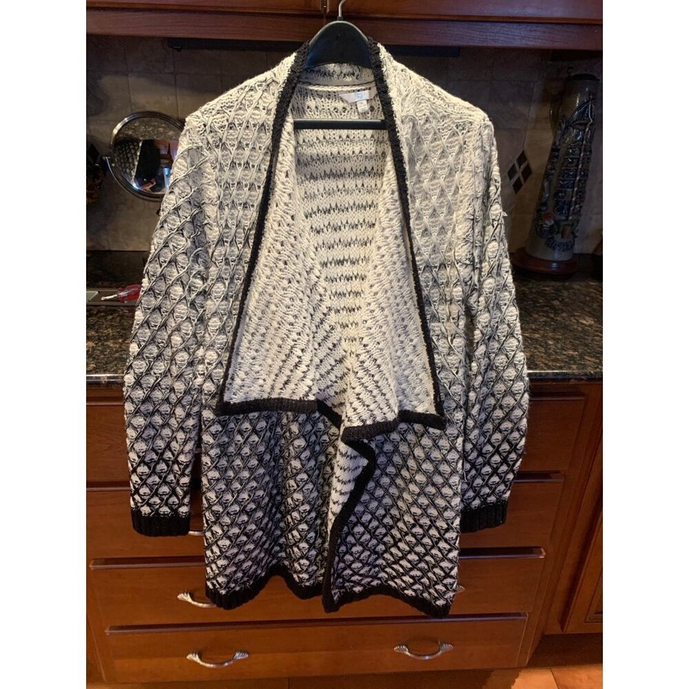 Time and Tru Woven Knit Cardigan Sweater XL